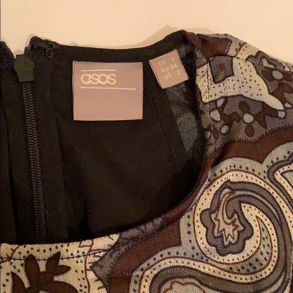 ASOS size 2 maxi paisley print dress. - Picture 3 of 4